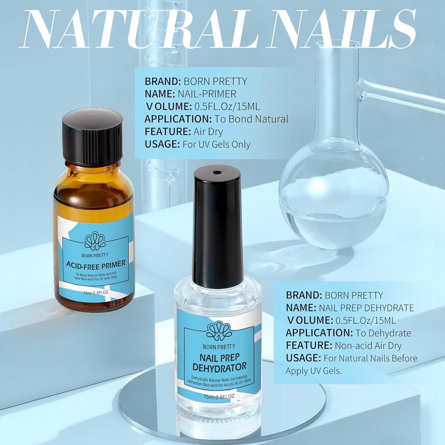 Deshidratador y Primer Sin Ácido BORN PRETTY 15ml