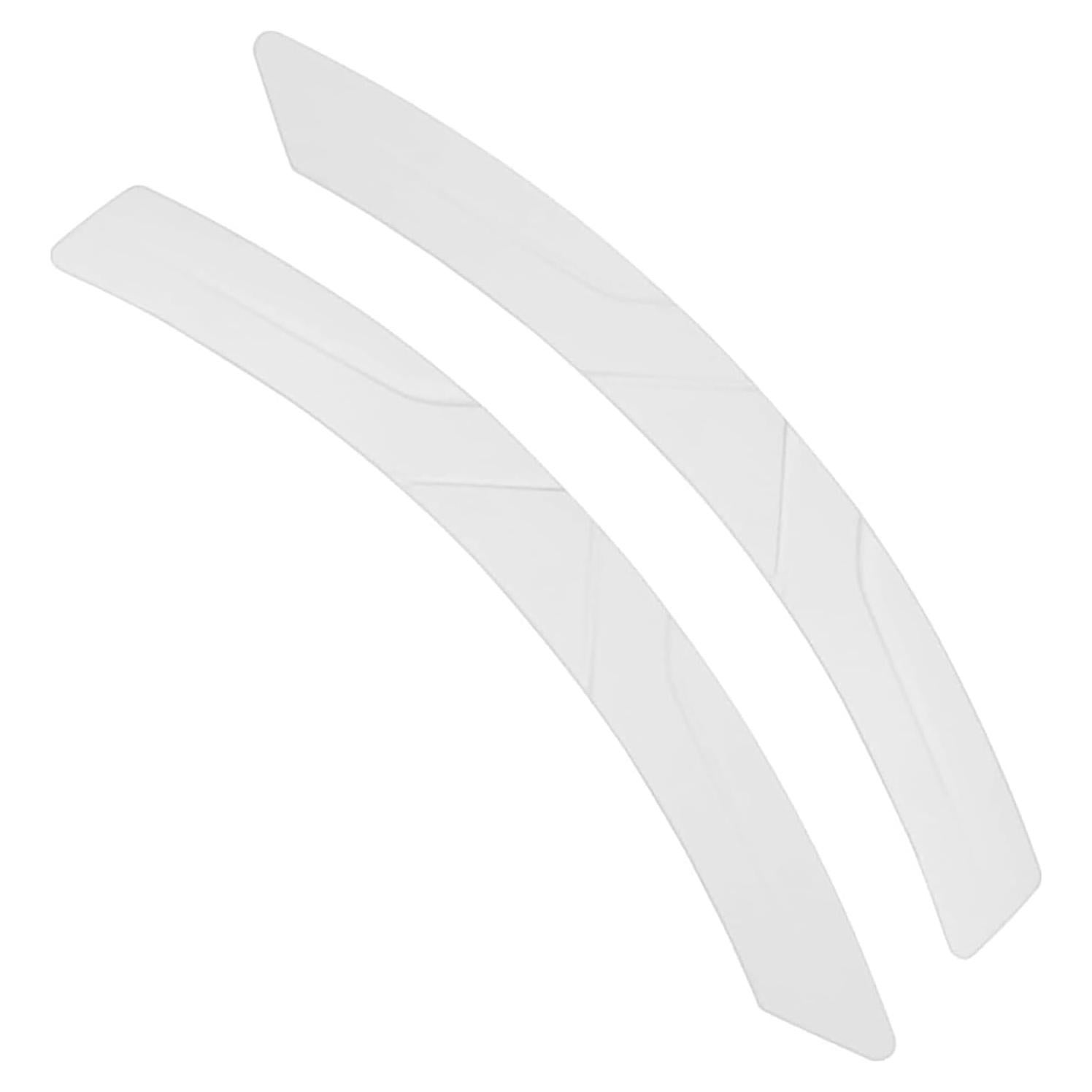 Tiras de Ceja de Neumático Qurbuns 2 PCS Silicona Blanca