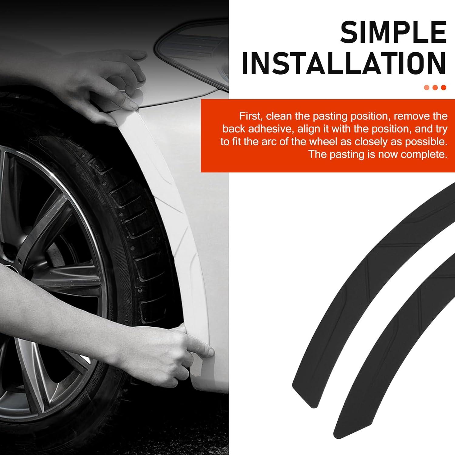 Tiras de Ceja de Neumático Qurbuns 2 PCS Silicona Blanca