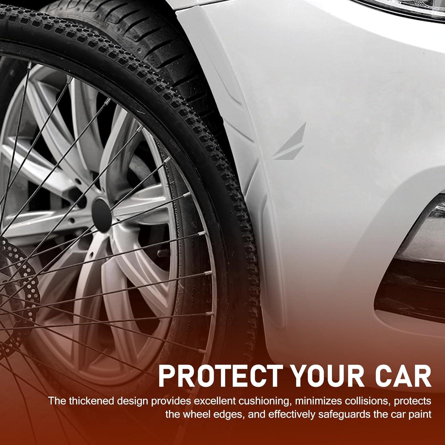 Tiras de Ceja de Neumático Qurbuns 2 PCS Silicona Blanca