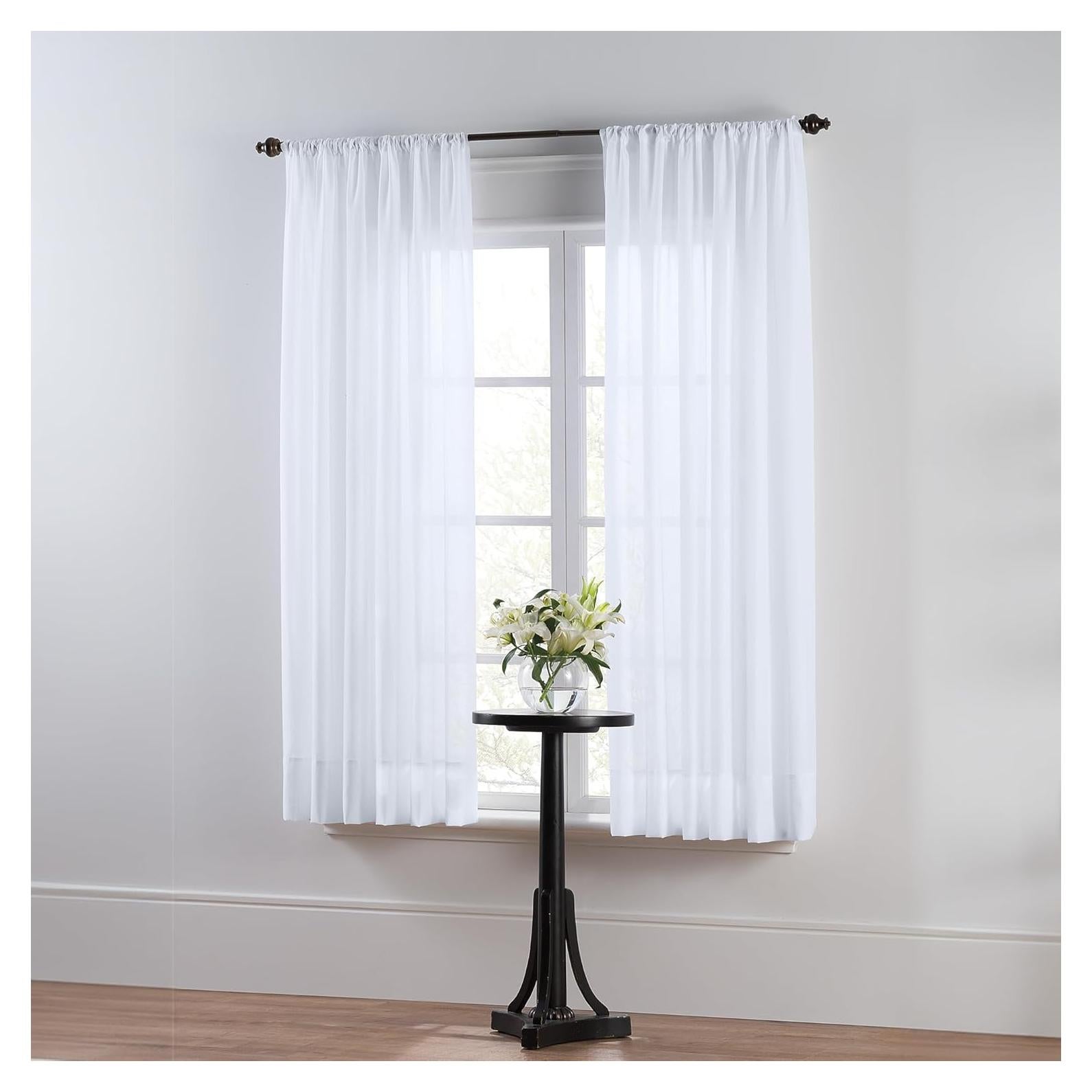 Cortinas Semitranslúcidas SmartSheer 63x59 cm Aislantes UV