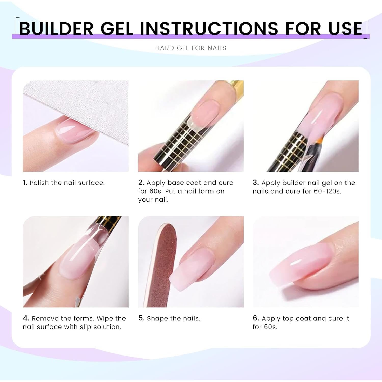 Gel Constructor Duro 60 g Finger Secret para Uñas