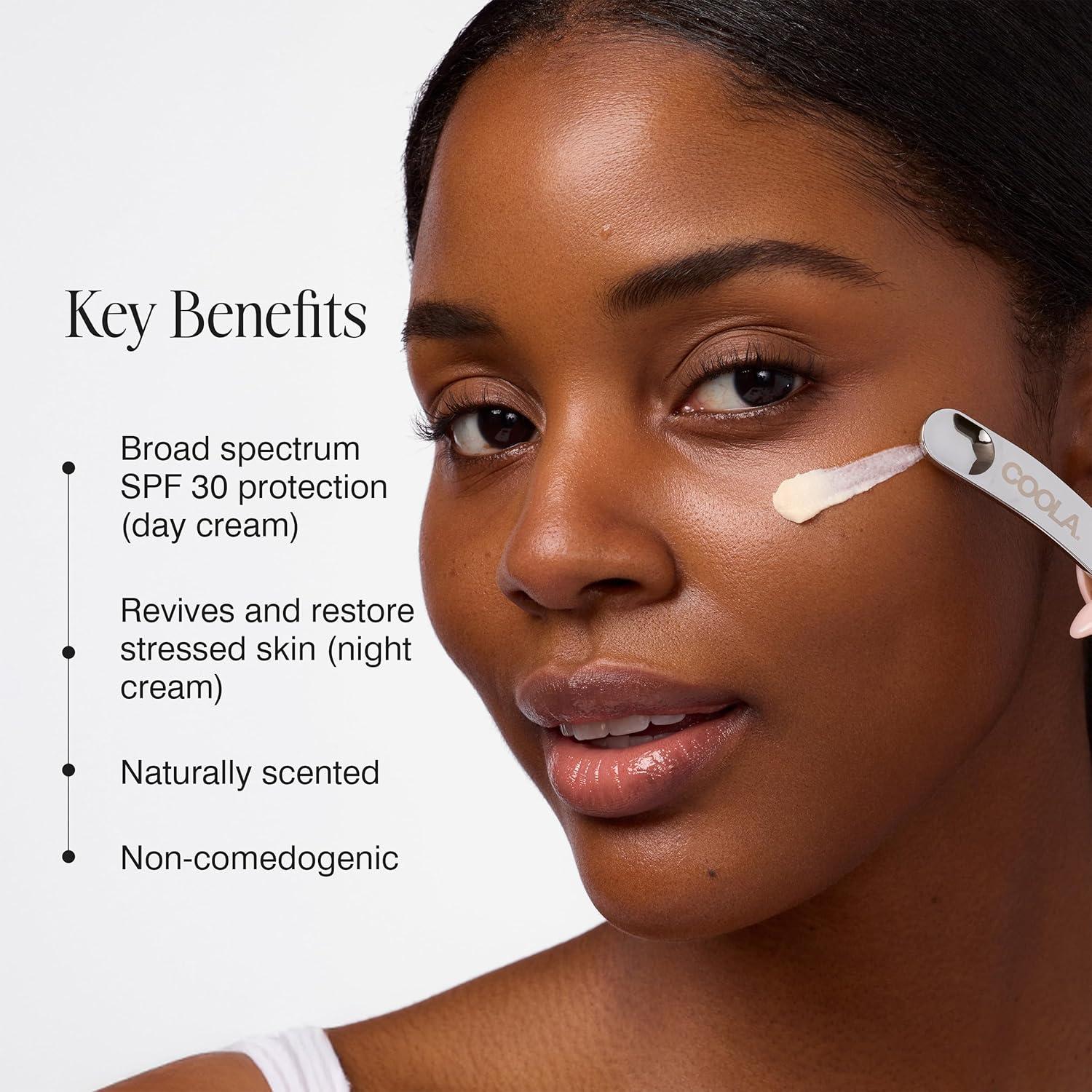 Crema Hidratante para Ojos COOLA Día y Noche SPF 30