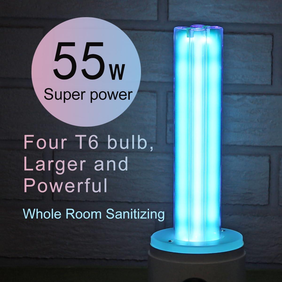 Lámpara UVC COTTON KNIGHT 55W Azul con Ozono 69.68 m²