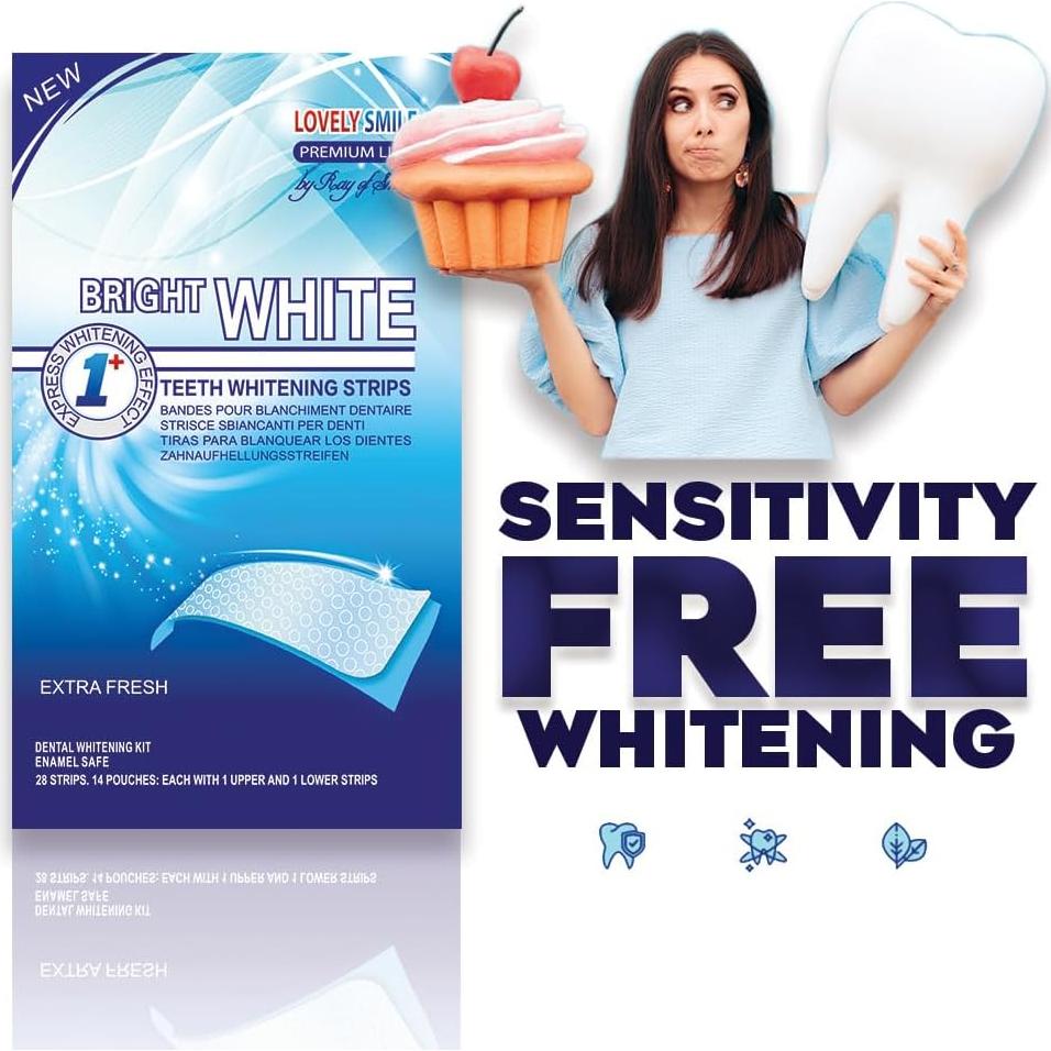 Tiras Blanqueadoras Ray of Smile - 28 Tiras Menta