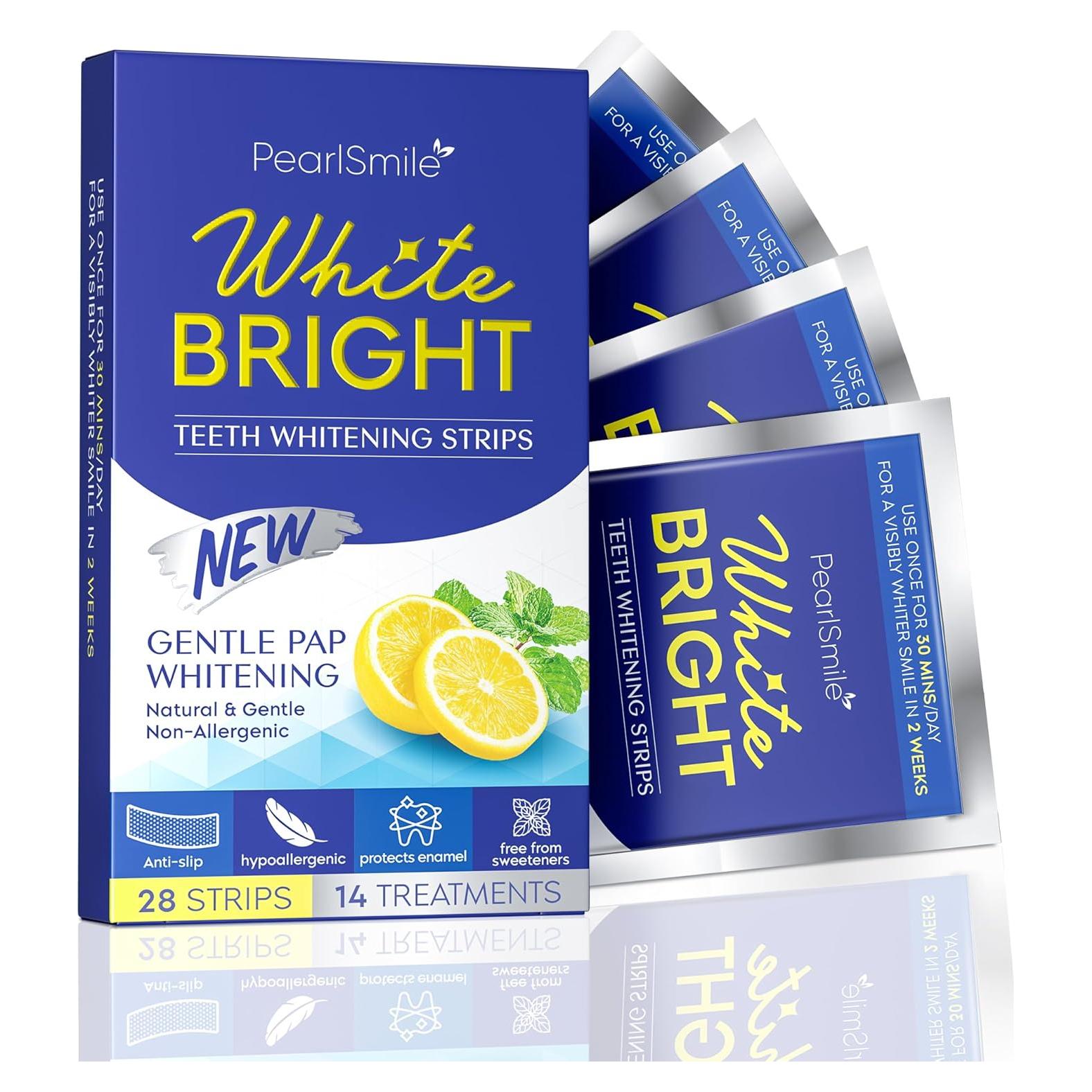 Tiras Blanqueadoras Pearl Smile - Sin Sensibilidad - 14 Días