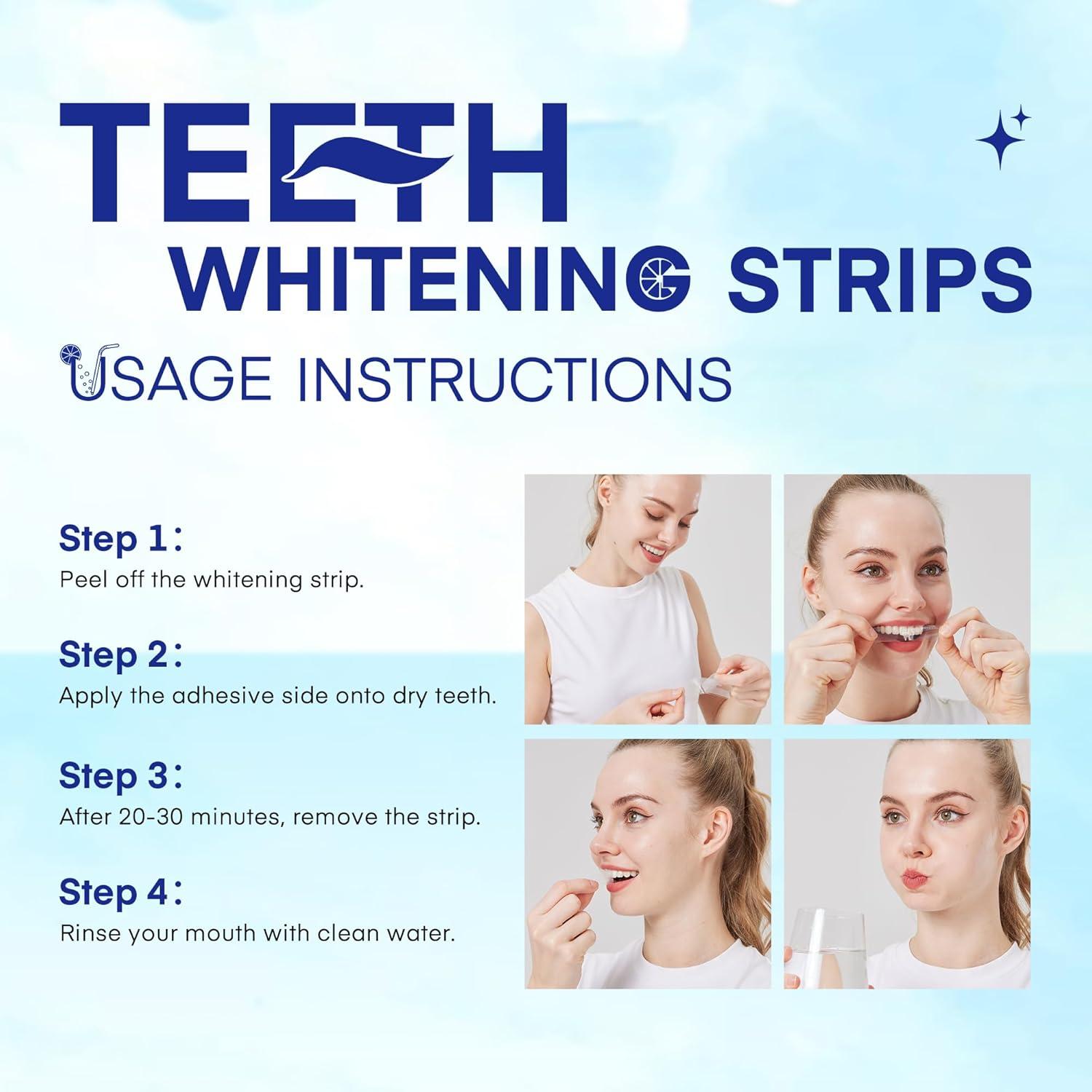 Tiras Blanqueadoras Pearl Smile - Sin Sensibilidad - 14 Días