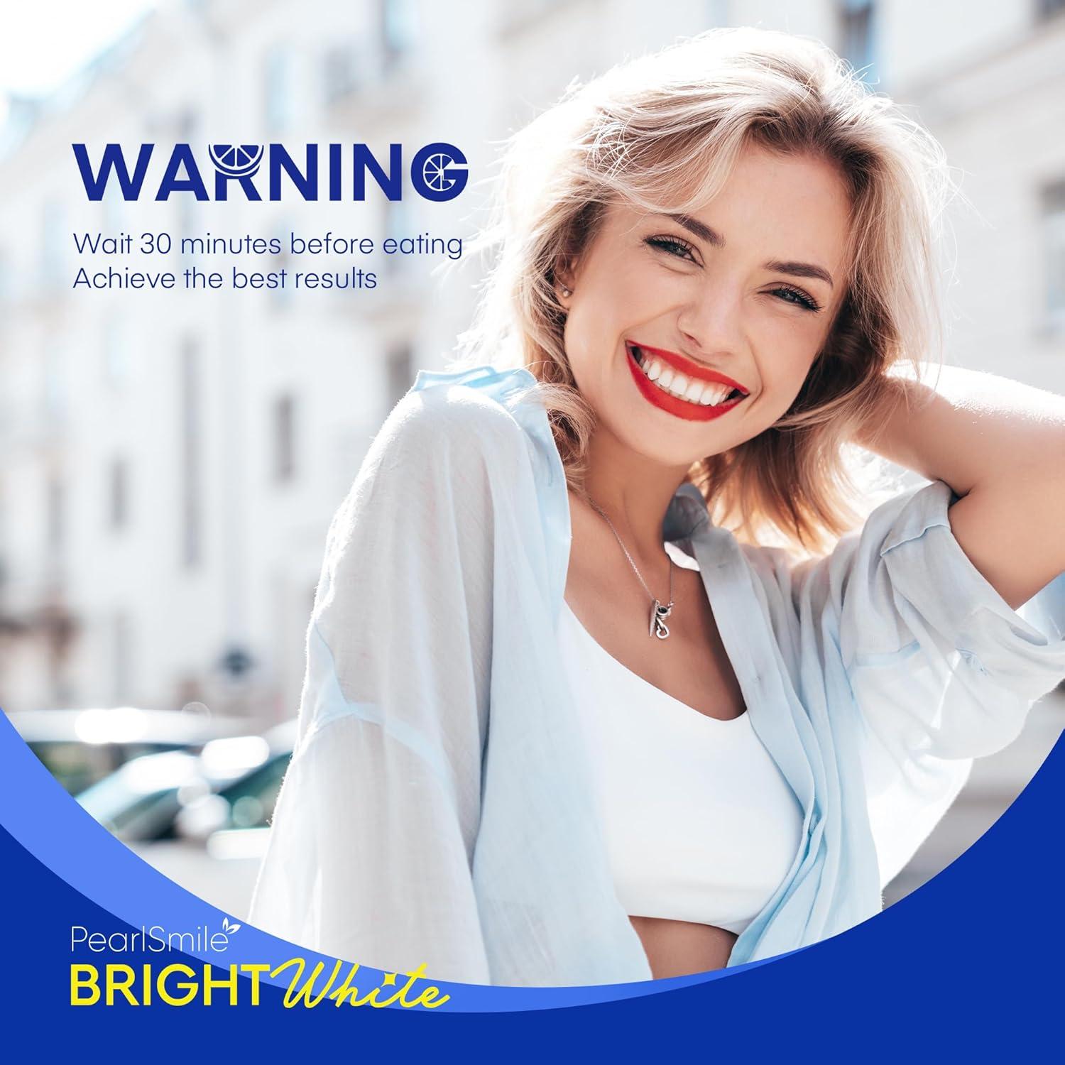 Tiras Blanqueadoras Pearl Smile - Sin Sensibilidad - 14 Días