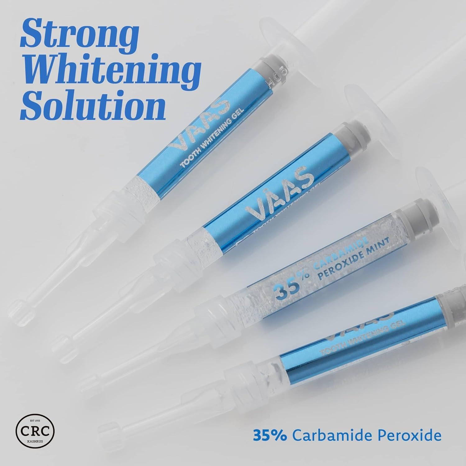 Gel Blanqueador Dental Everest VAAS 4 Jeringas 35% Peróxido