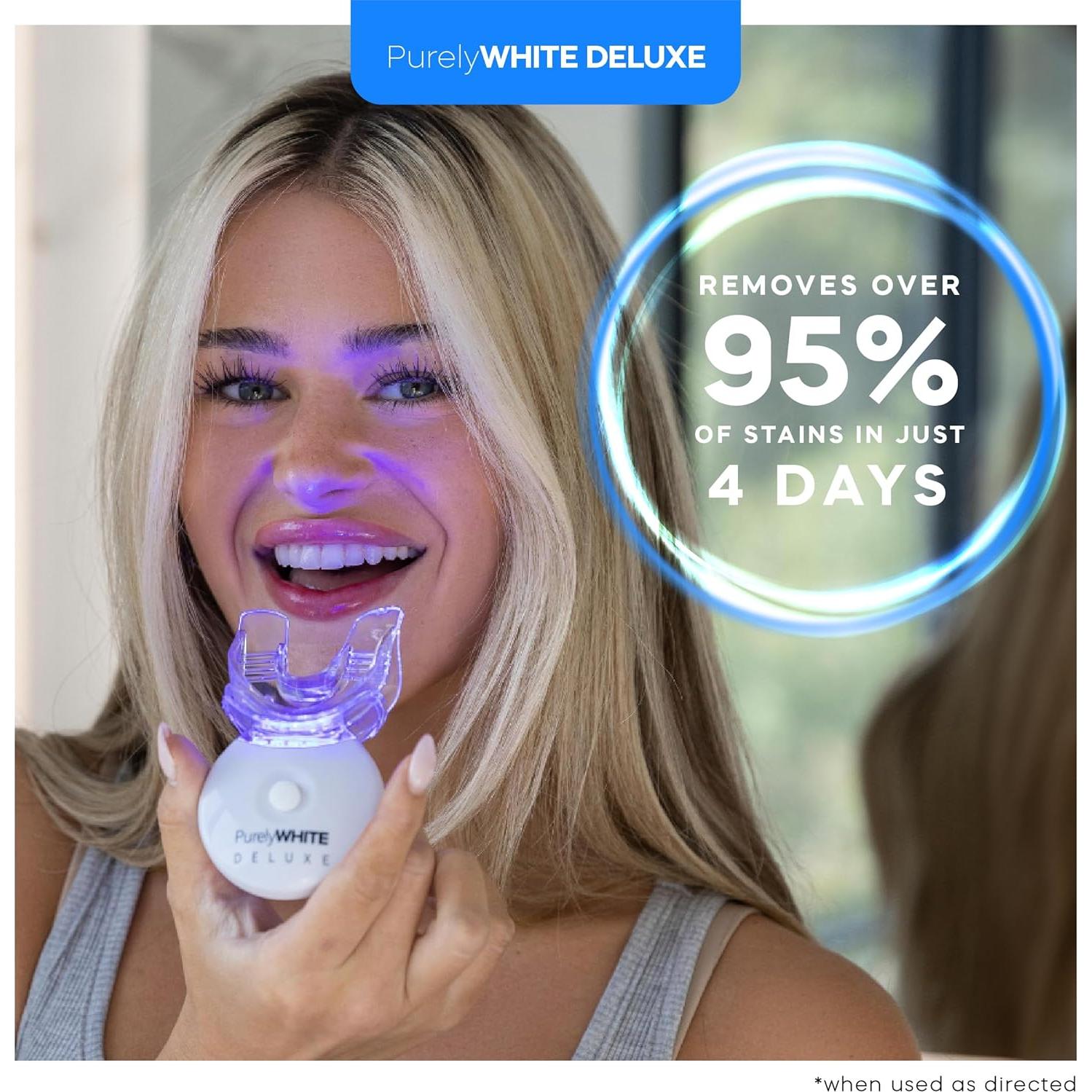 Kit Blanqueamiento Dental PurelyWHITE DELUXE LED 15 Tratamientos