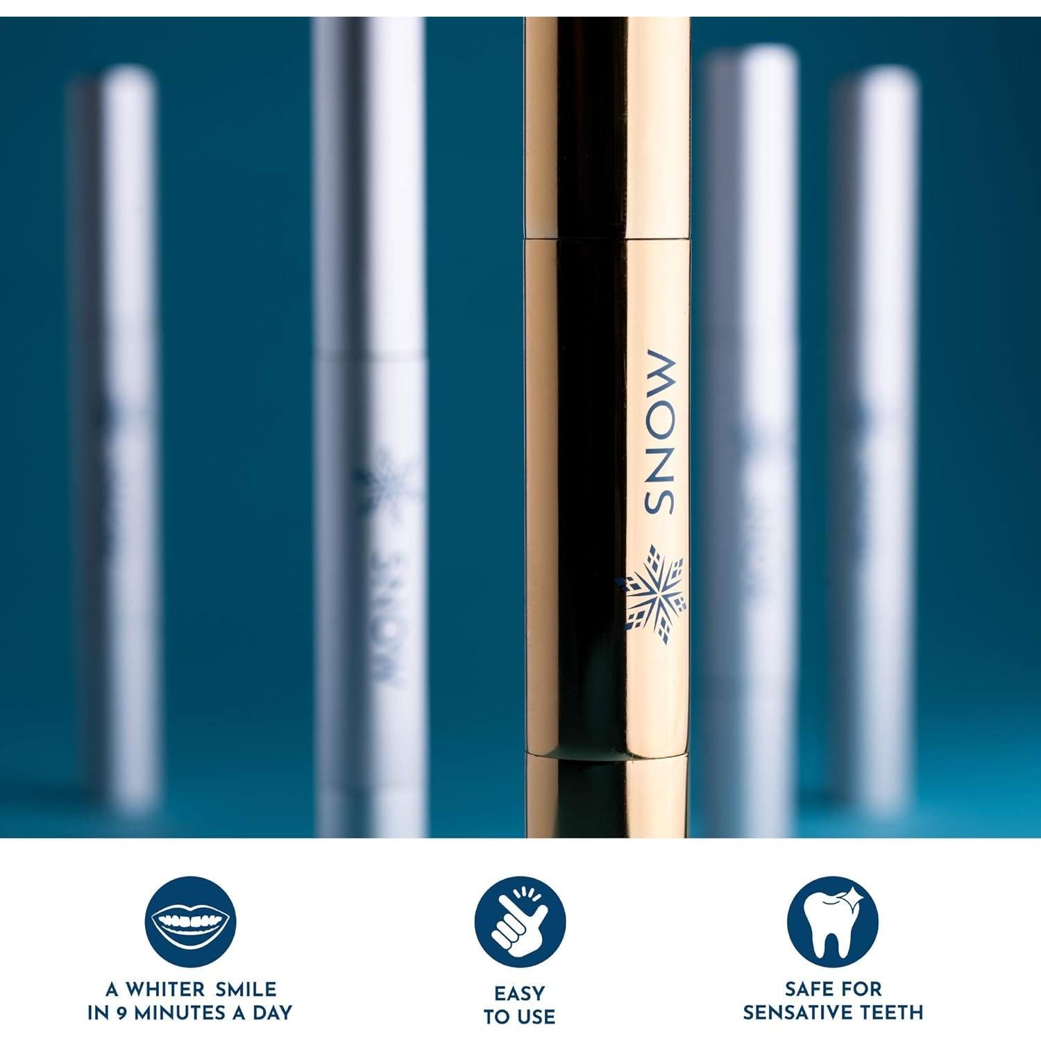 Snow Extra-Strength Teeth Whitening Serum - Oral Care Teeth Whitener Pen - Whitening Pen for Stain Removal & Whiter Teeth - Tooth Whitener with Potassium Nitrate and Hydroxyapatite - 1 Pack