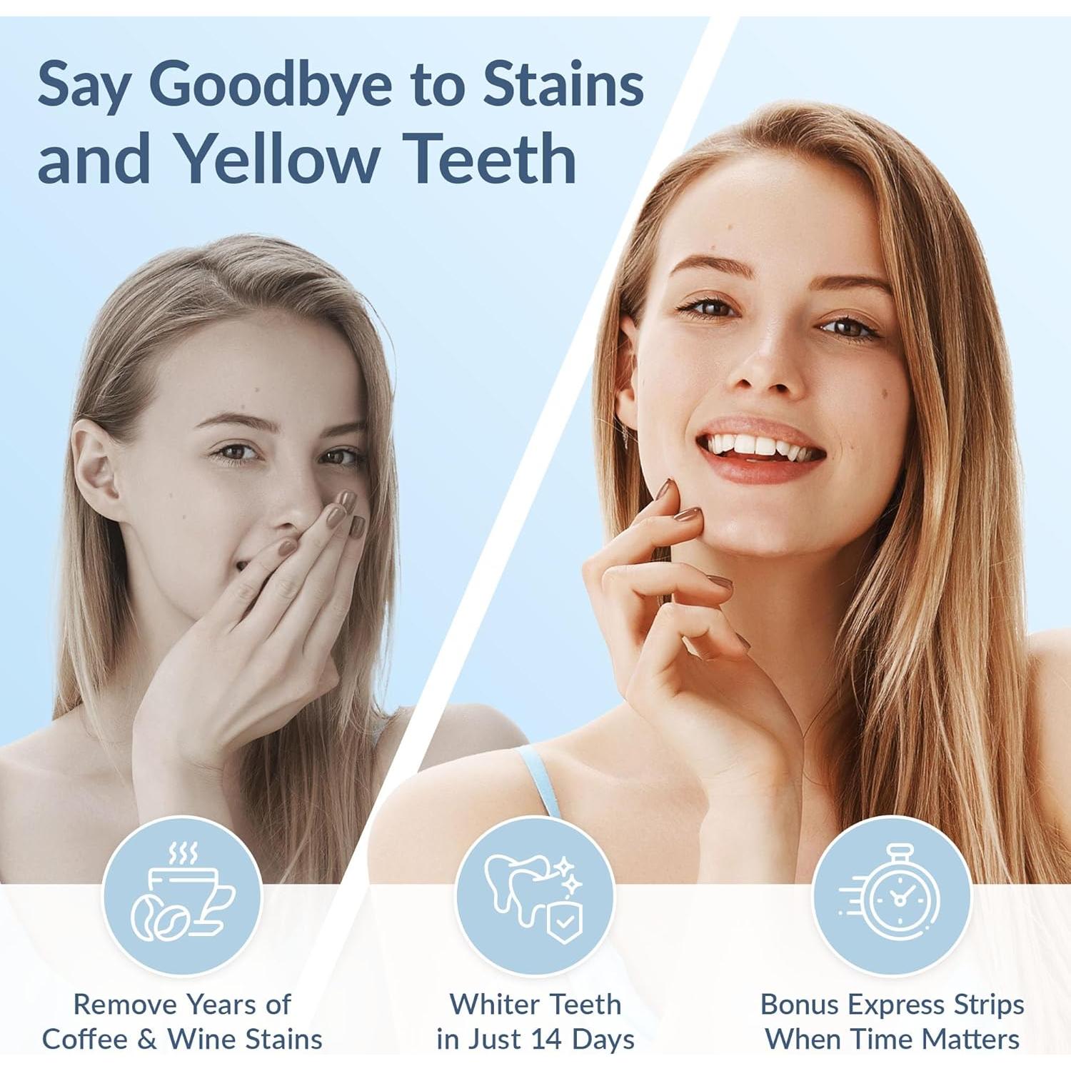 Tiras Blanqueadoras DrDent 44 Tiras - Sin Sensibilidad