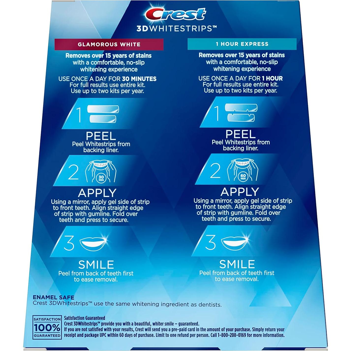 Crest 3D Whitestrips Glamorous White - Kit Blanqueador Dental
