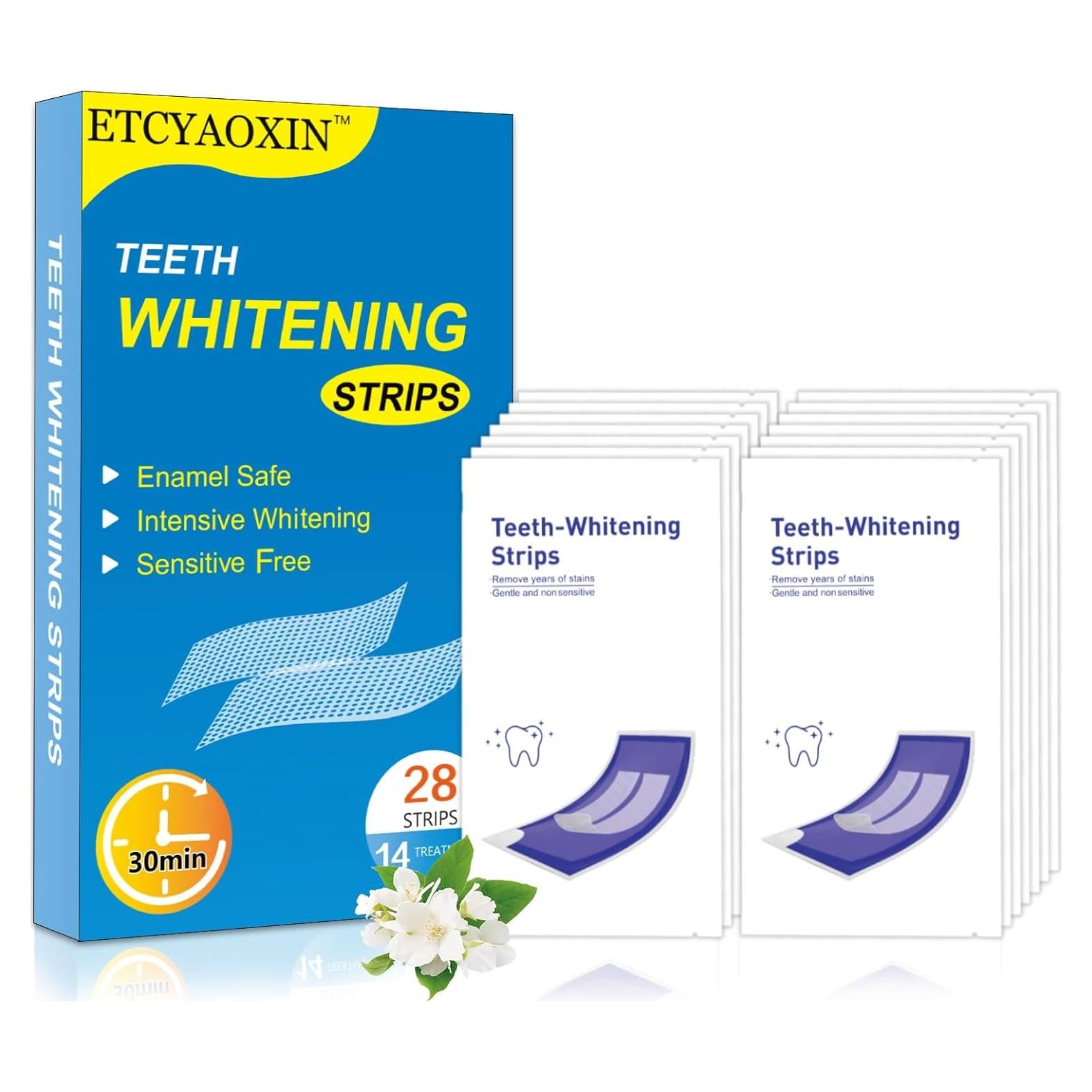 Tiras Blanqueadoras de Dientes ETCYAOXIN - 14 Tratamientos