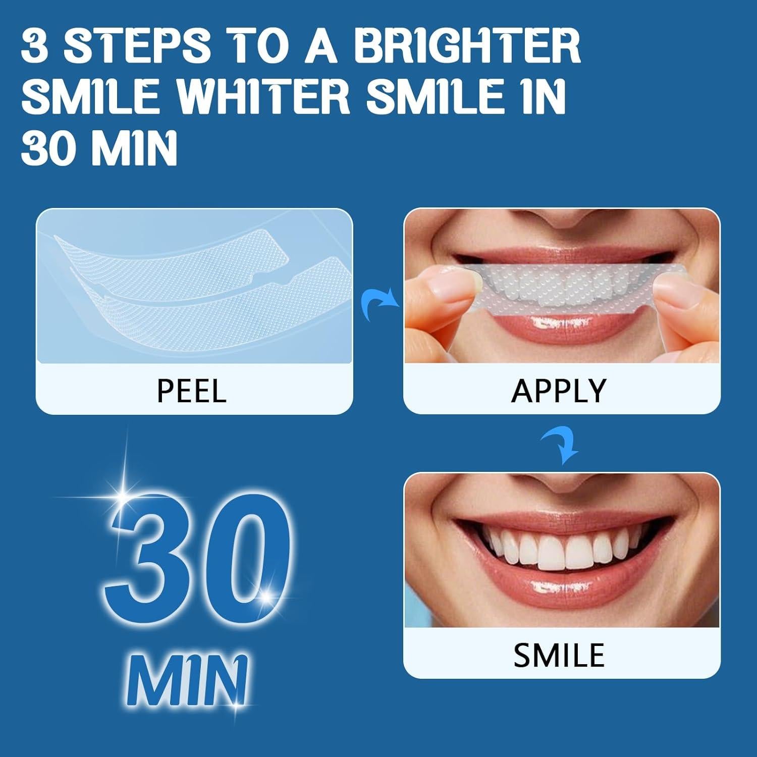 Tiras Blanqueadoras de Dientes ETCYAOXIN - 14 Tratamientos