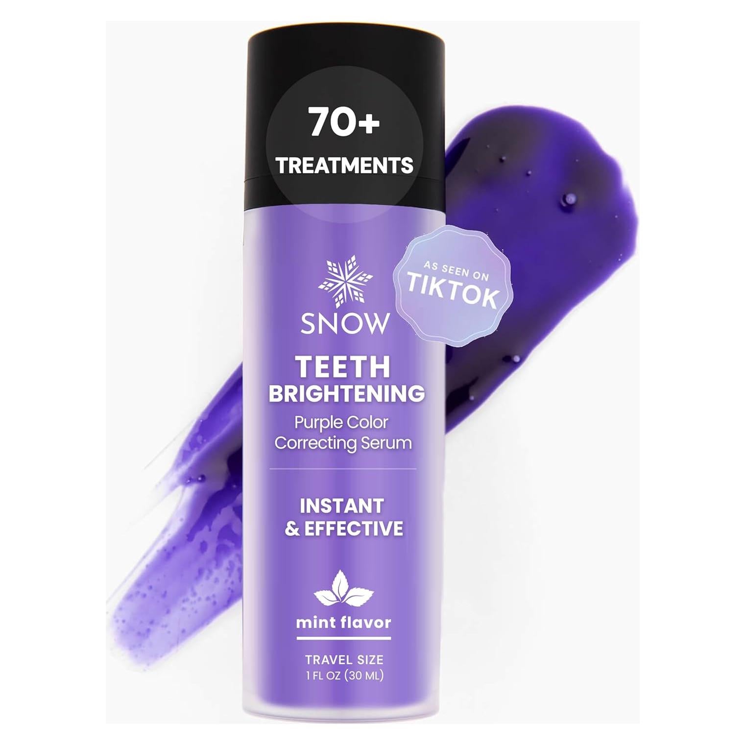 Suero Morado Blanqueador de Dientes SNOW - 60 Días de Uso