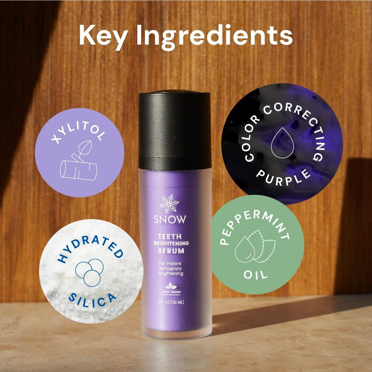 Suero Morado Blanqueador de Dientes SNOW - 60 Días de Uso