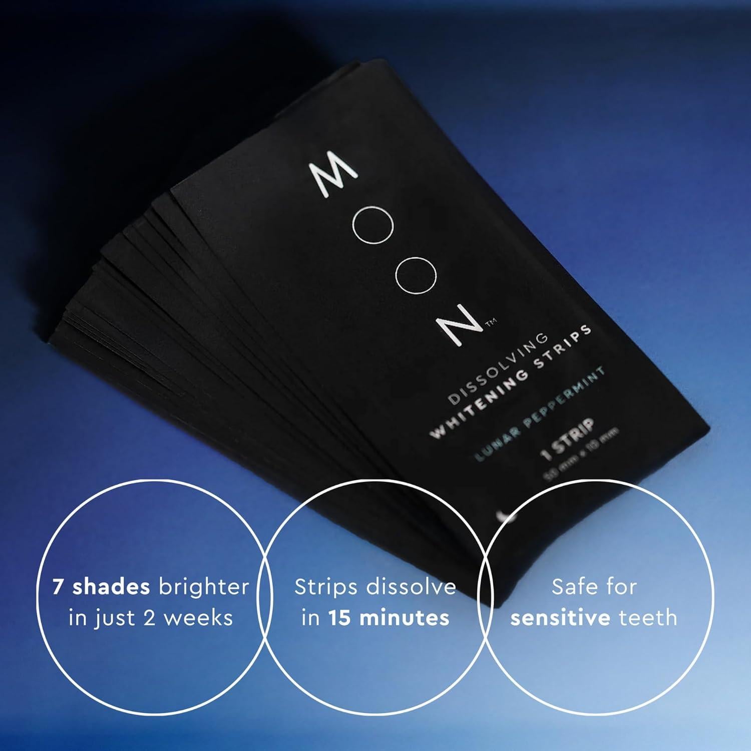 Tiras Blanqueadoras MOON - Menta Lunar, 28 Tratamientos