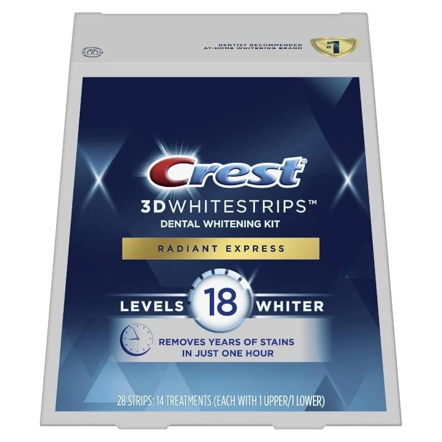 Crest Kit Blanqueamiento Dental 14 Tratamientos 18 Niveles Más Blancos
