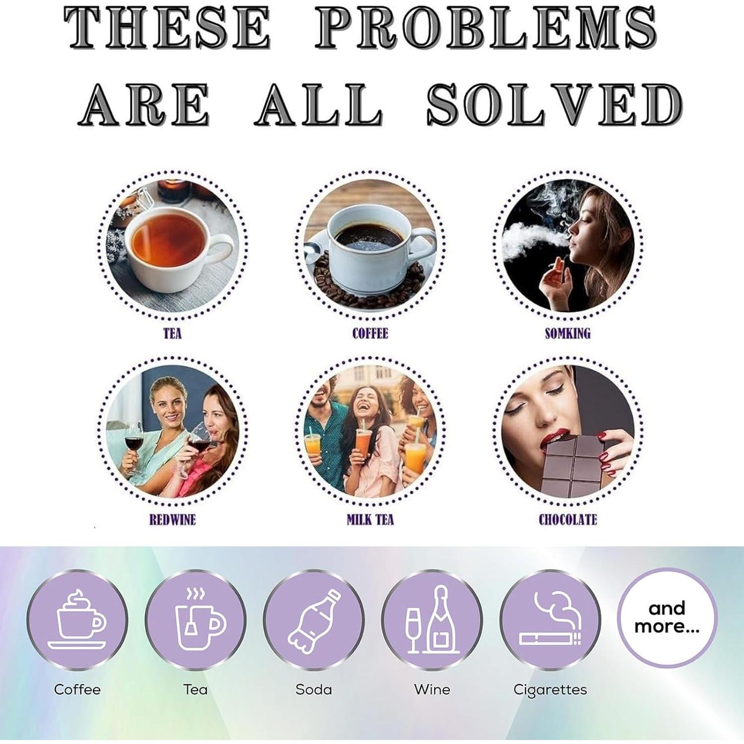 LUNOON Polvo Blanqueador de Dientes - Fórmula Natural y Efectiva