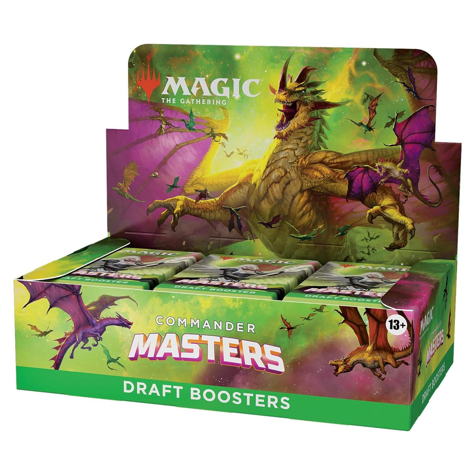 Caja Draft Magic Commander Masters - 24 Paquetes (480 Cartas)