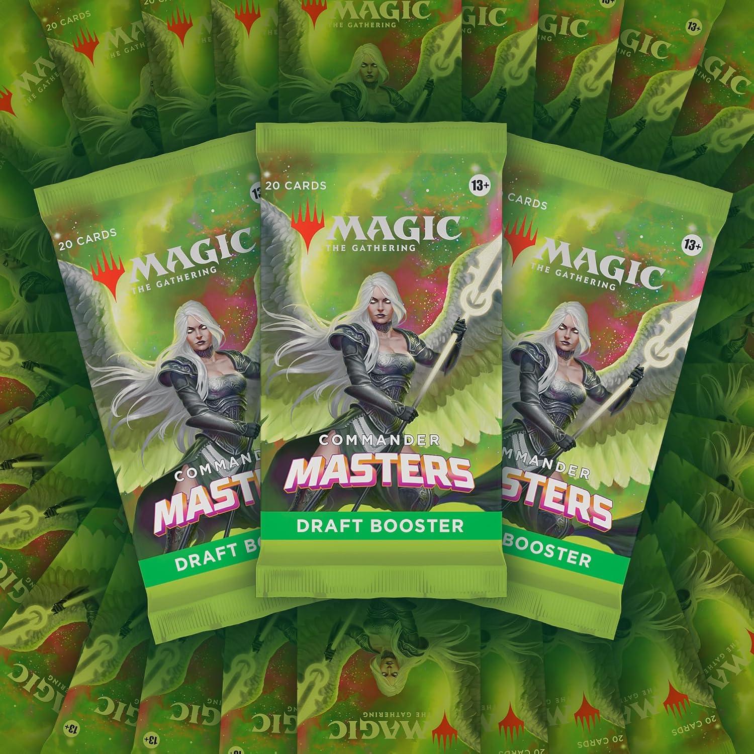 Caja Draft Magic Commander Masters - 24 Paquetes (480 Cartas)