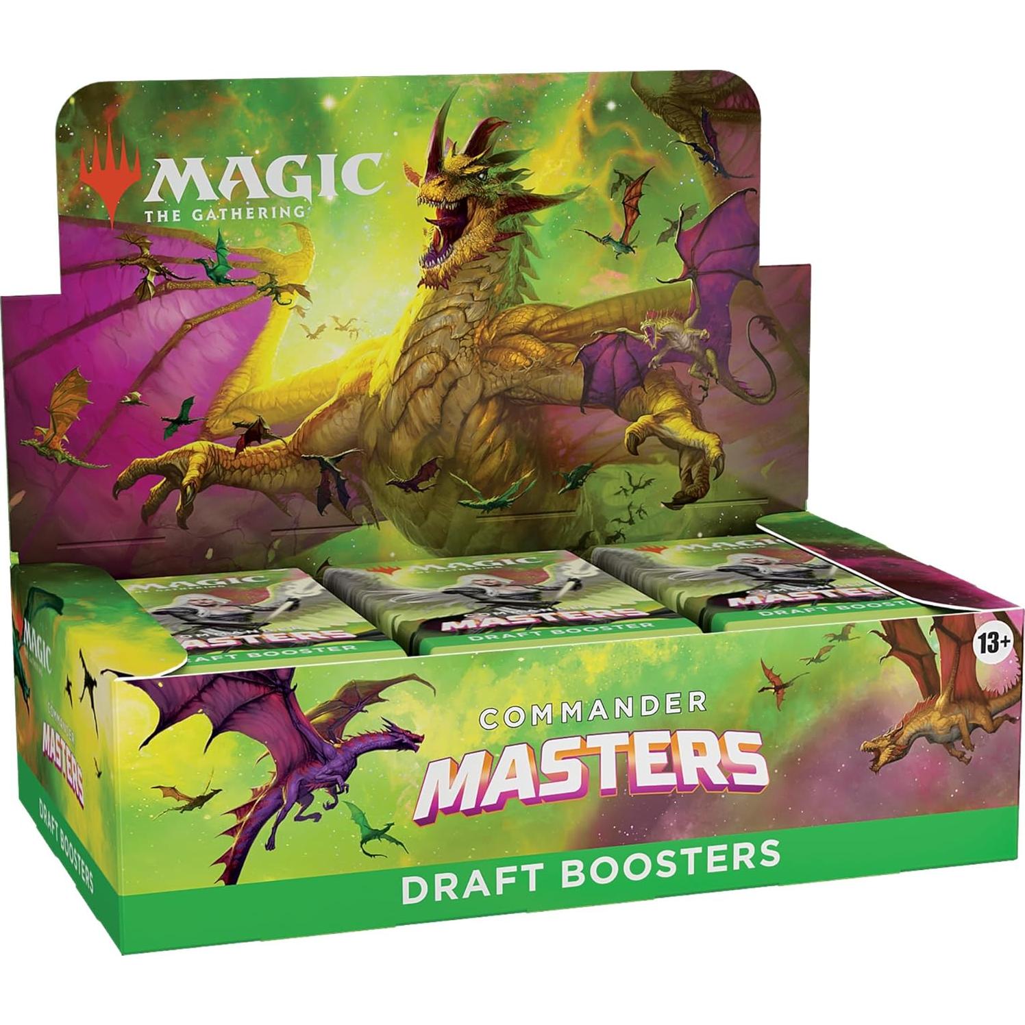 Caja Draft Magic Commander Masters - 24 Paquetes (480 Cartas)