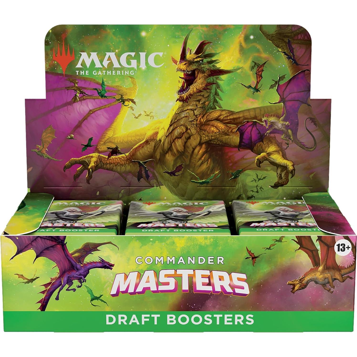 Caja Draft Magic Commander Masters - 24 Paquetes (480 Cartas)