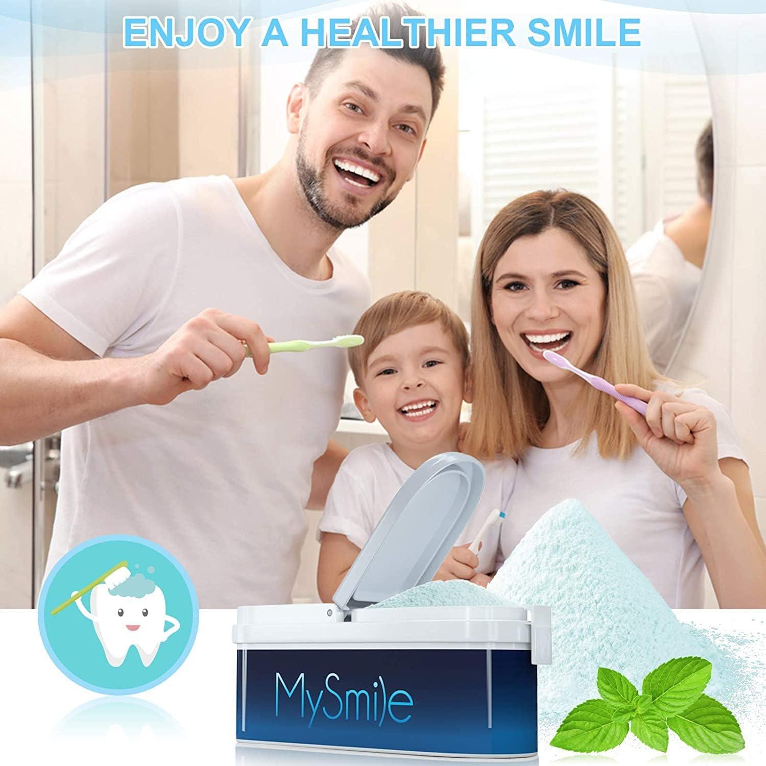Polvo Blanqueador de Dientes MySmile 40g Natural Menta