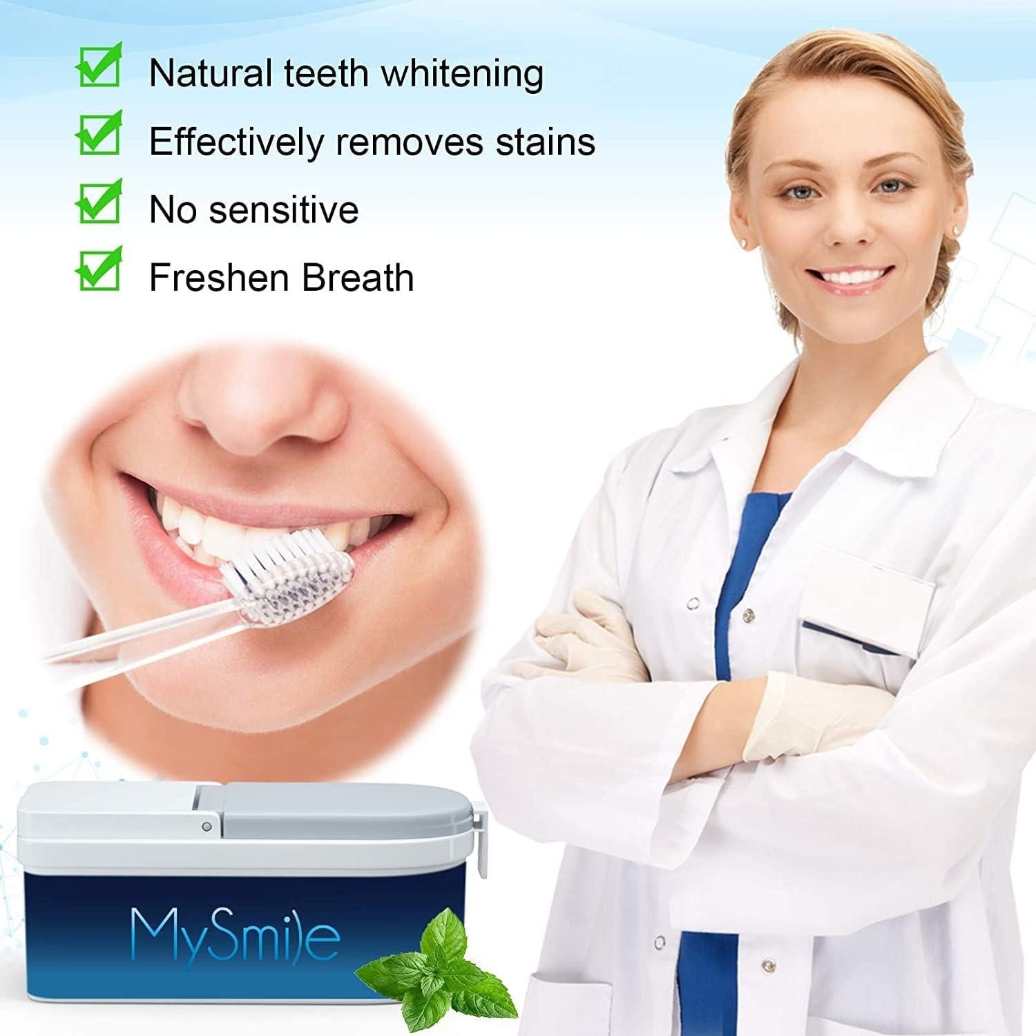 Polvo Blanqueador de Dientes MySmile 40g Natural Menta