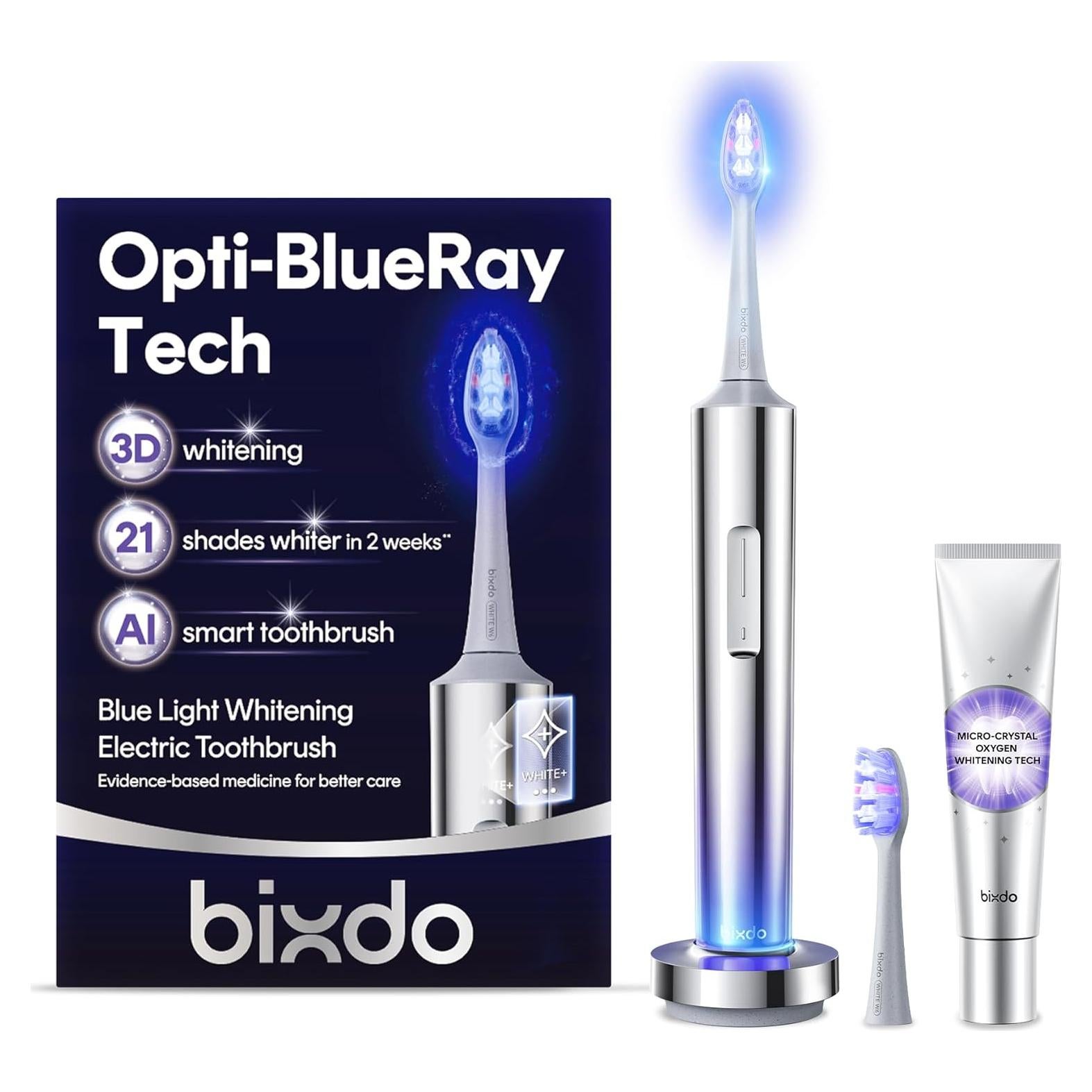 Cepillo de Dientes Eléctrico bixdo W60 Blanqueador 2 en 1