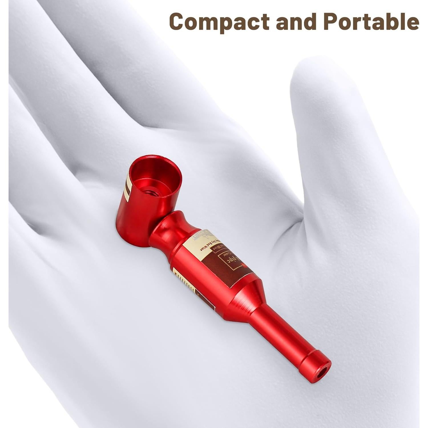 Juego de Pipas de Tabaco Sivanpa 3PCS - Diseño Botella, Colores Vibrantes