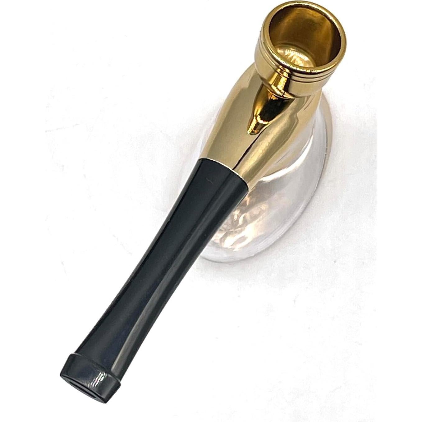 Hookah Mini Portátil HENGDA Dorado con Accesorios