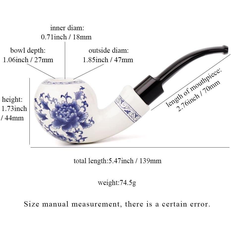 Pipa de Tabaco XIAOXIONGCRAFTS Doblada con Filtro 9mm
