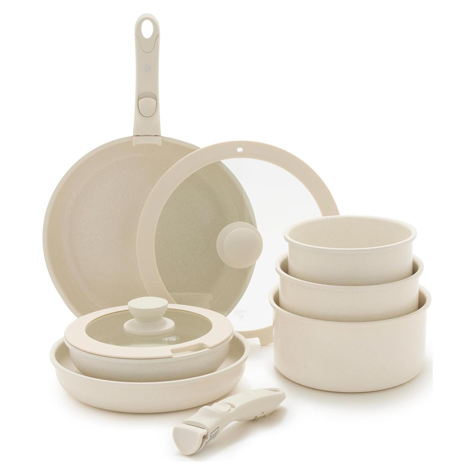 Juego de Utensilios de Cocina GreenLife Click 10 Piezas