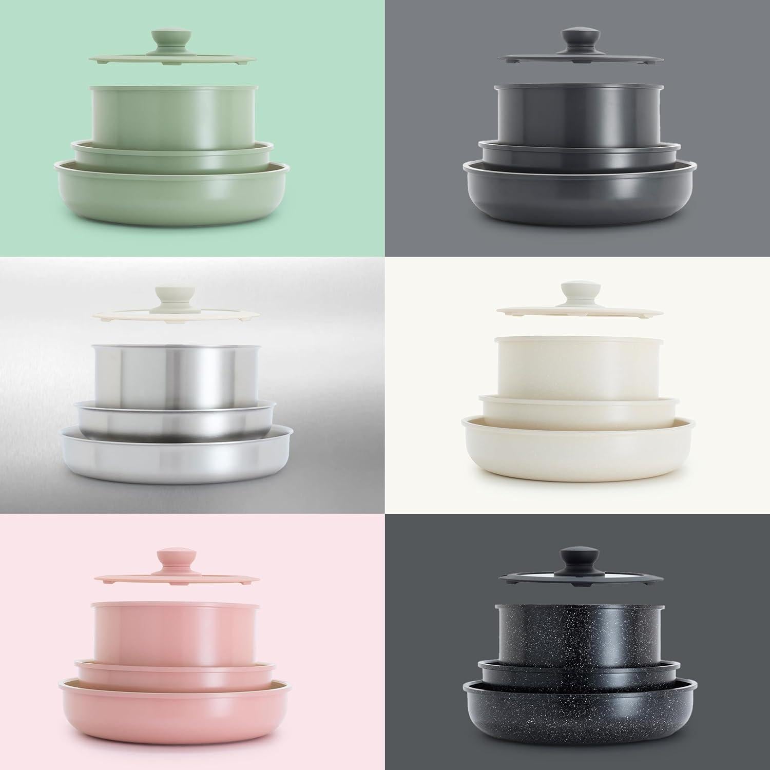 Juego de Utensilios de Cocina GreenLife Click 10 Piezas