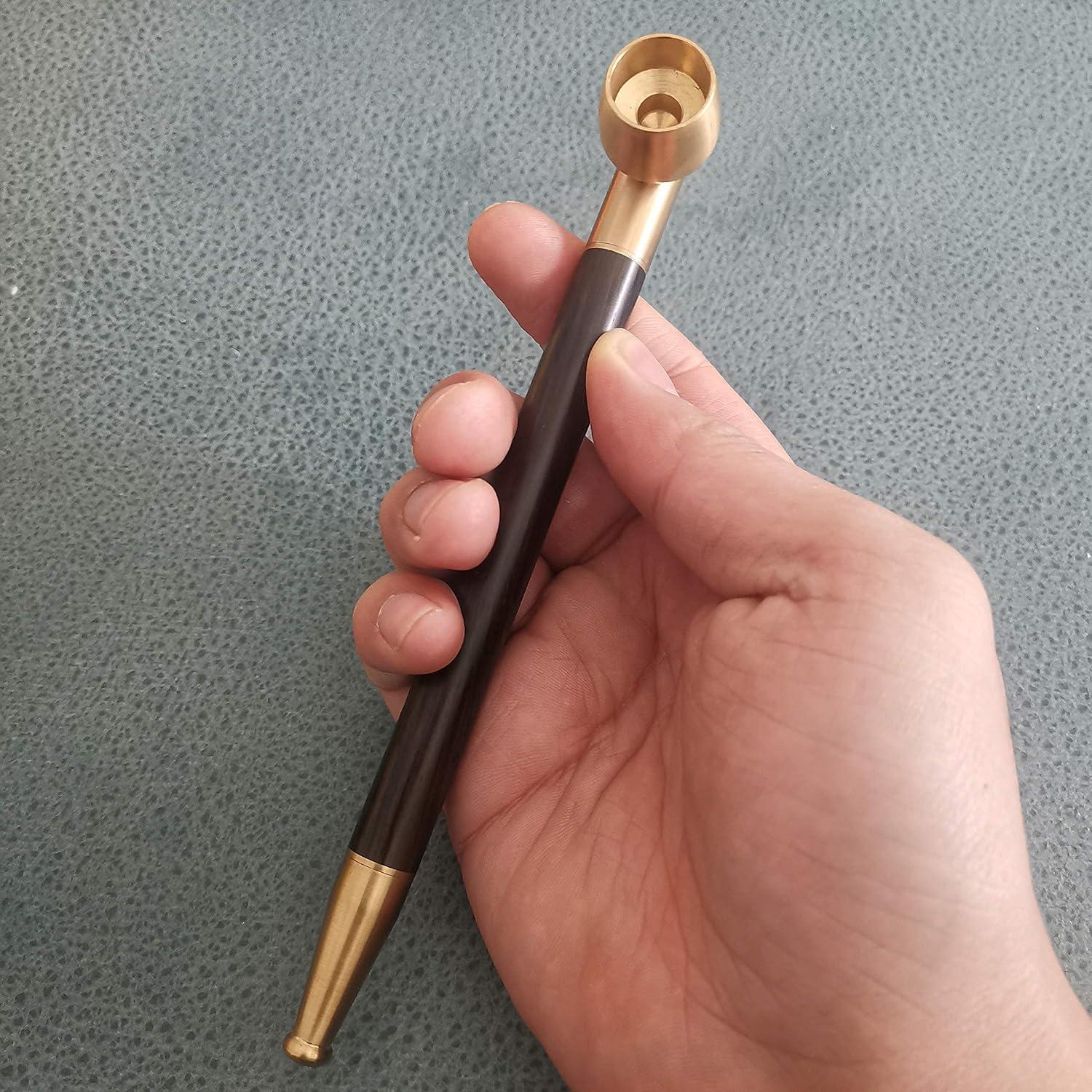 Pipa de Tabaco Tom's Wheezes Ébano 17 cm con Accesorios