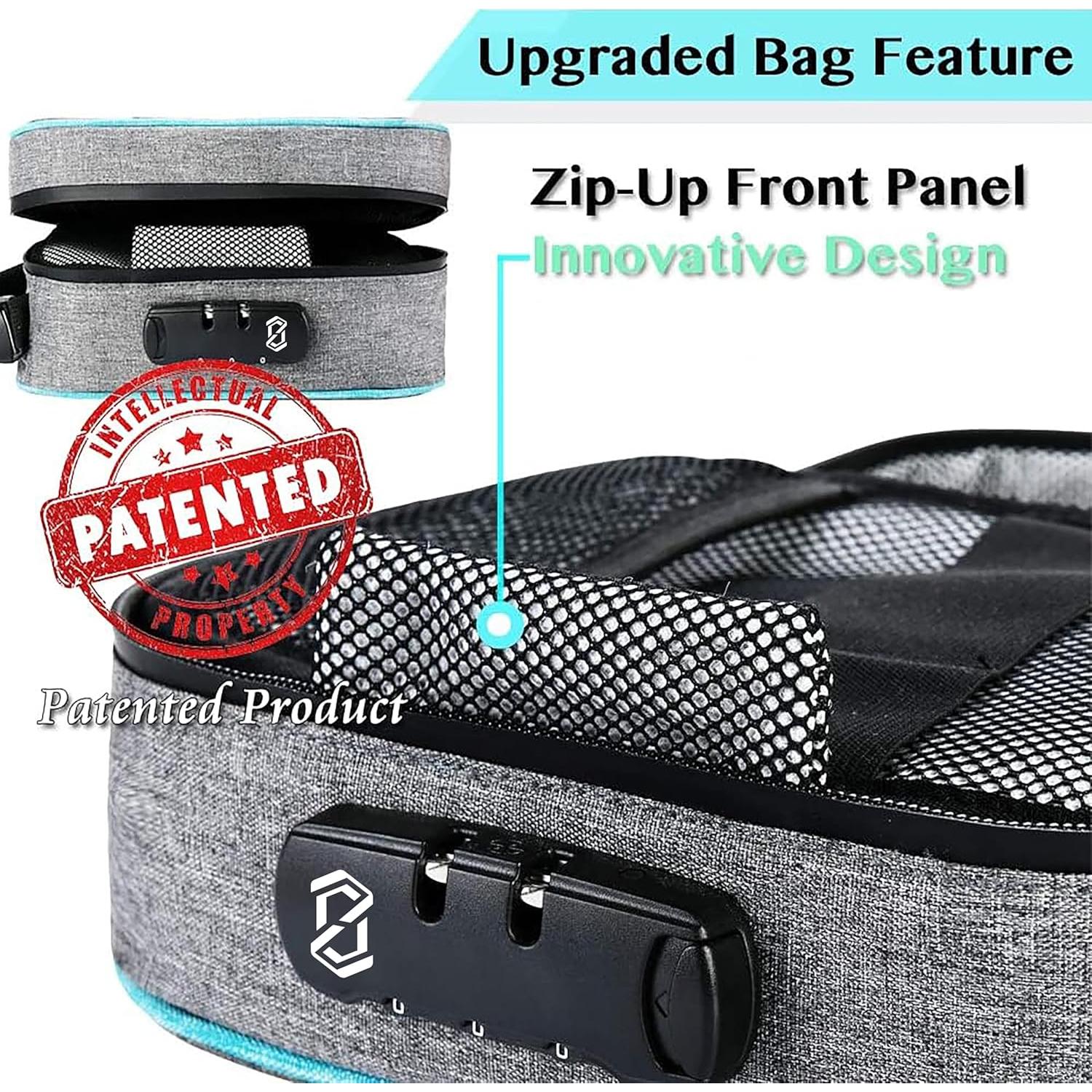 Bolsa a Prueba de Olores OZCHIN con Cerradura 21.5x14x11cm