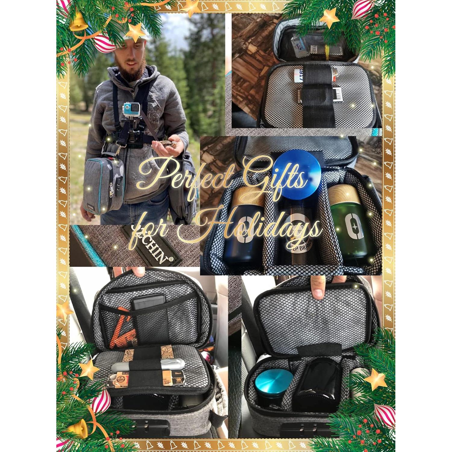 Bolsa a Prueba de Olores OZCHIN con Cerradura 21.5x14x11cm