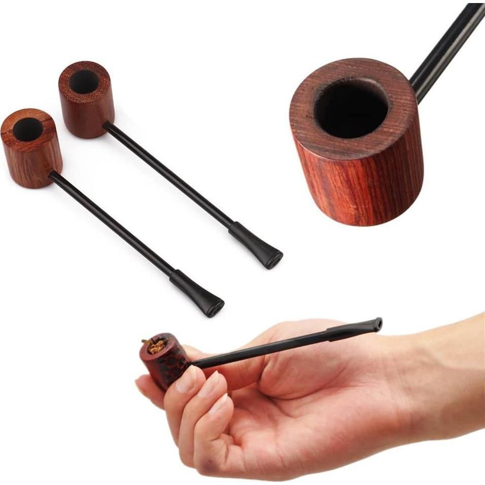 Pipa de Tabaco JiathreeJ de Madera y Acrílico 14.5 cm