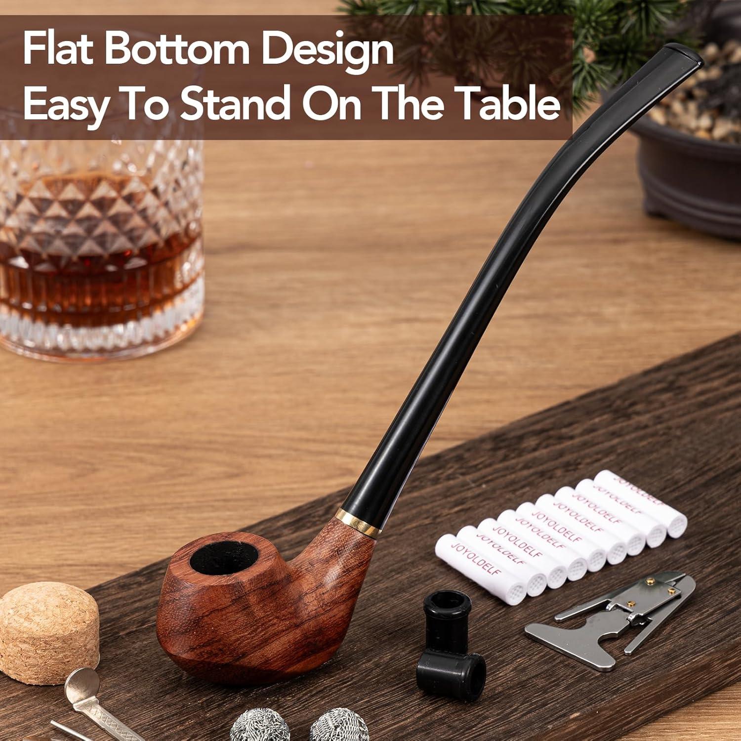 Pipa de Tabaco Joyoldelf de Madera de Rosa con Accesorios