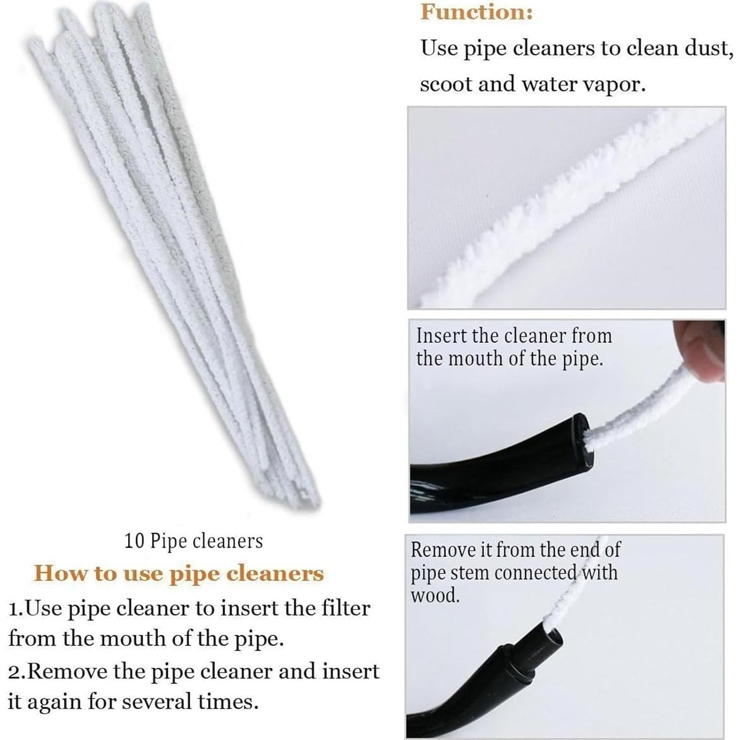 Pipa de Tabaco Joyoldelf Ébano con Accesorios y Bolsa