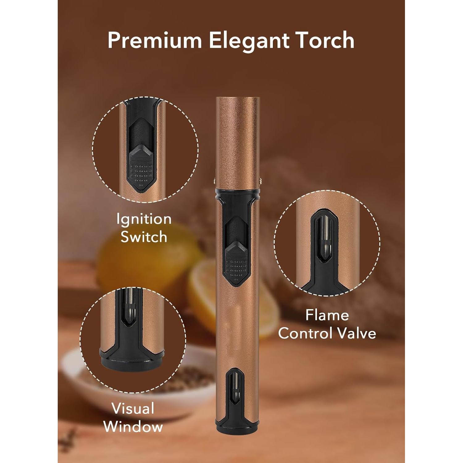 Kit de Ahumador de Whisky 23 Piezas CAMKEY con Chips de Madera