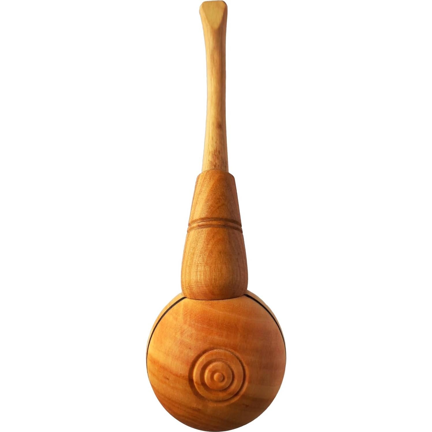 Pipa de Tabaco Ulleo de Madera de Cereza Hecha a Mano 17 cm