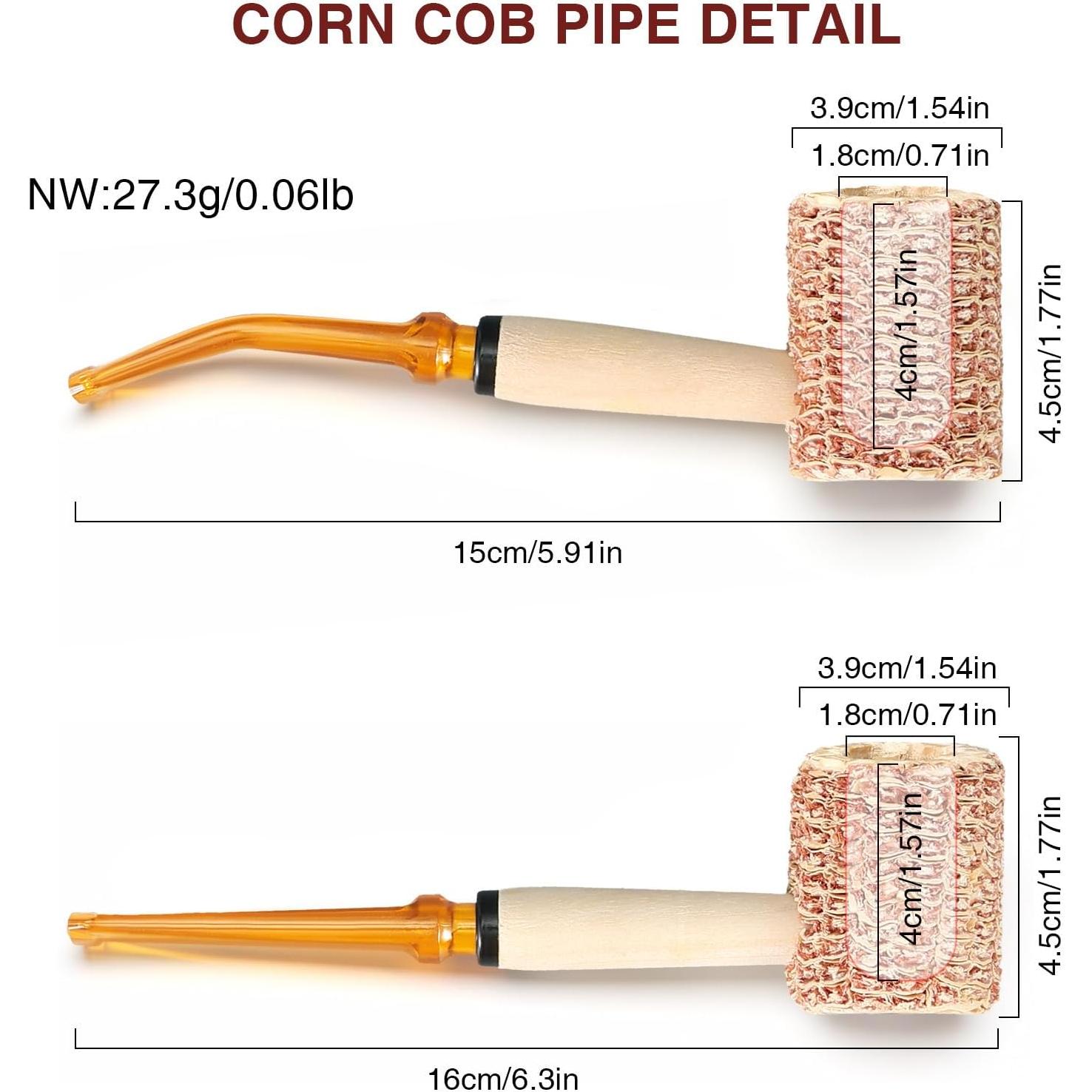 Pipa de Maíz Joyoldelf - Kit para Principiantes con Filtros