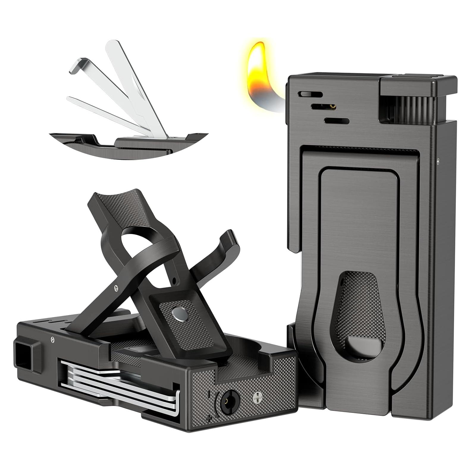 Encendedor de Tubo FANKAI 3 en 1 con Soporte y Limpieza