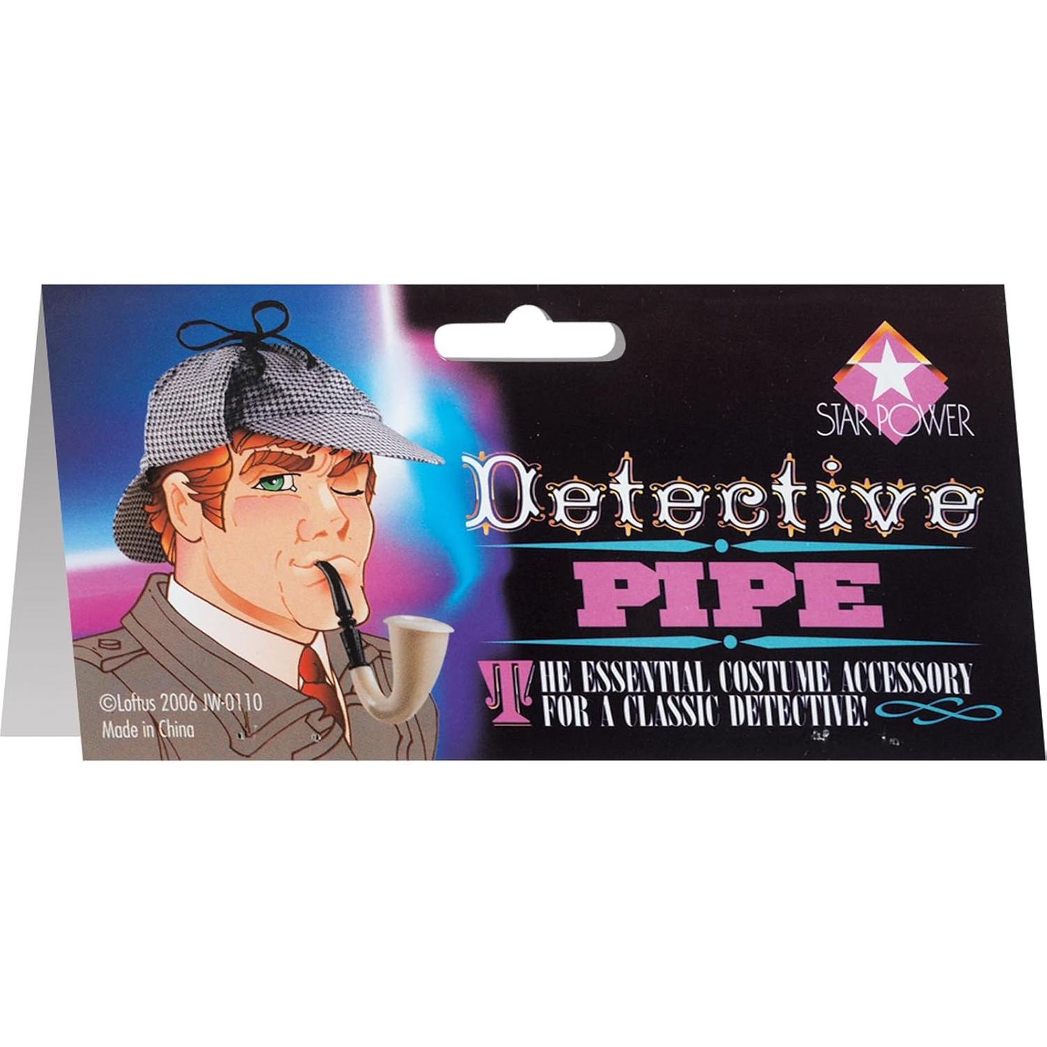 Pipa de Detective Star Power para Disfraz Halloween