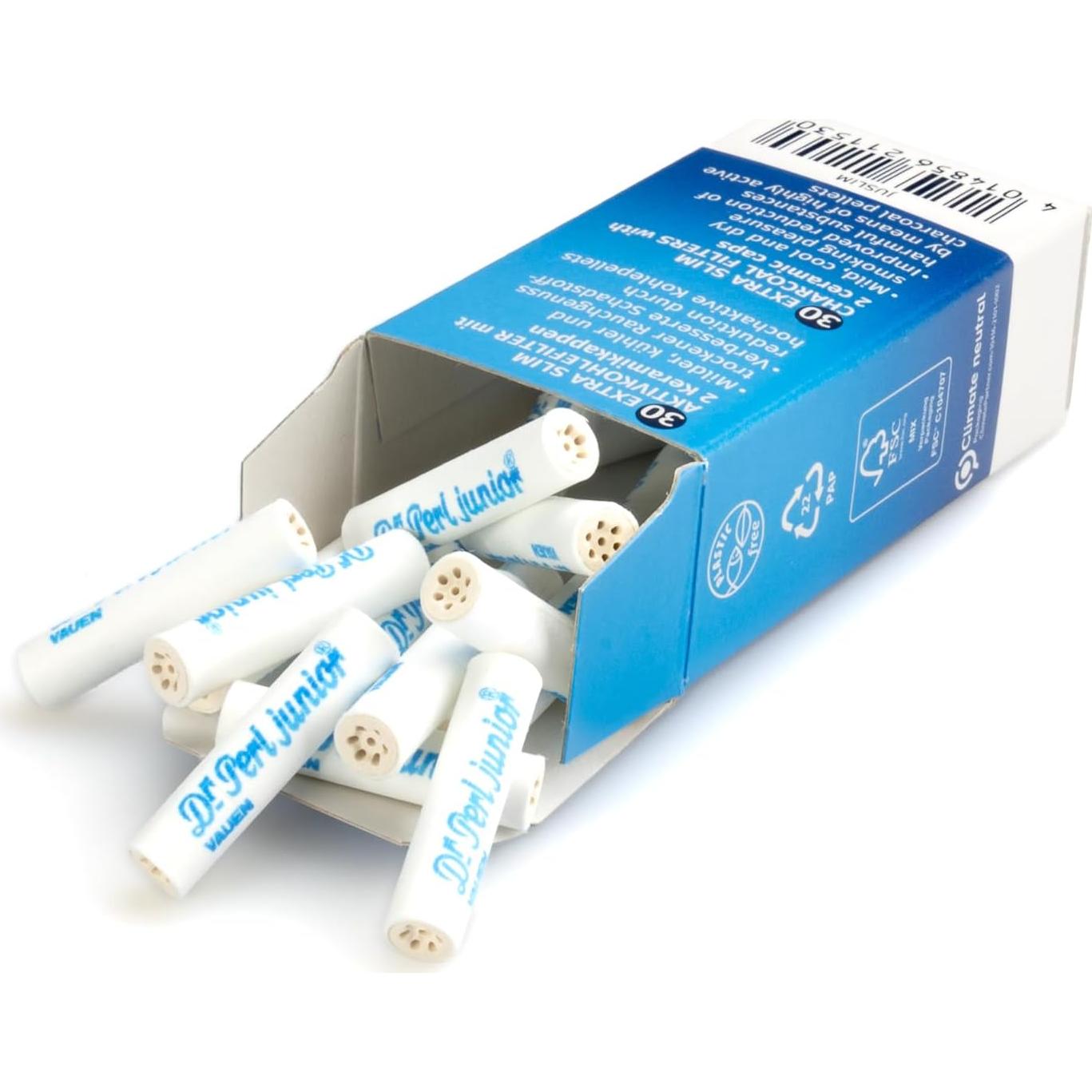 Filtros de Carbón Activado Dr. Perl Junior 6mm - 180 Filtros