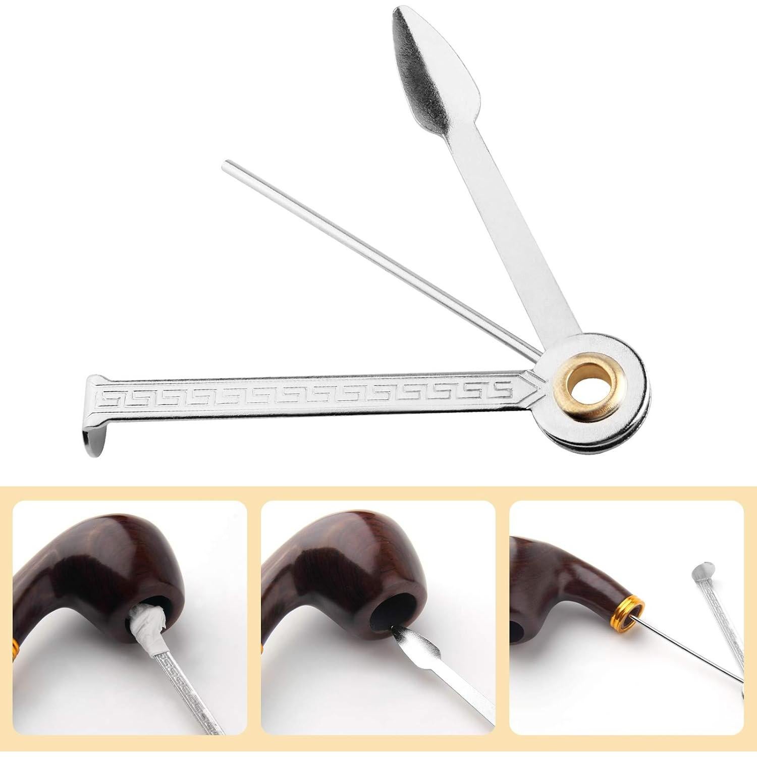 5 Piezas Herramienta de Limpieza de Tubos Golden Pearl 3 en 1