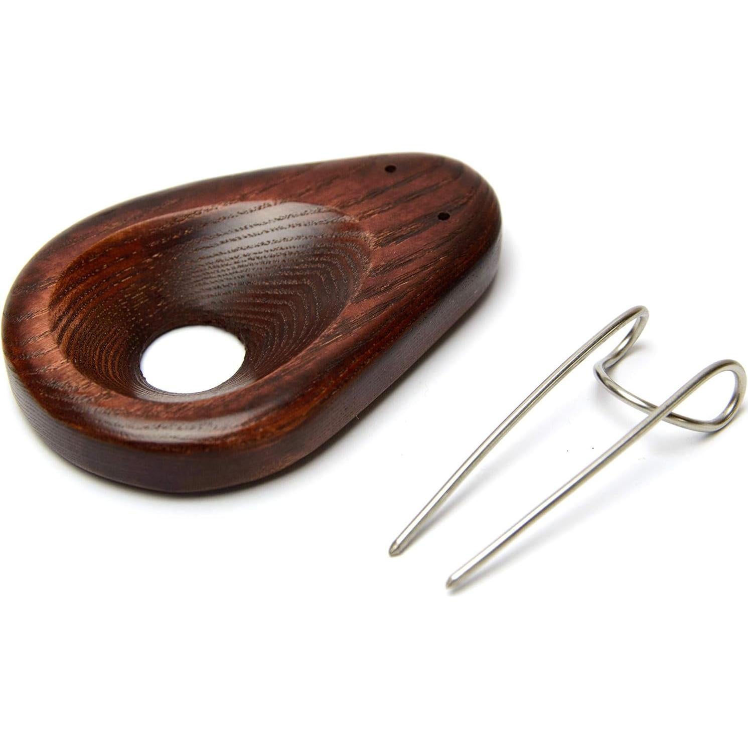 Soporte para pipa de tabaco KAF1 de madera de fresno